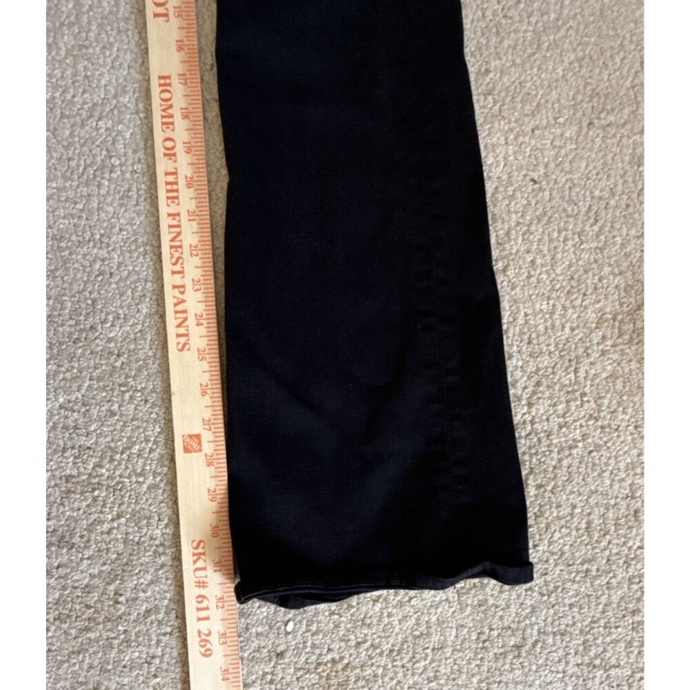 7 For All Mankind B(air) Original Bootcut Stretch Black Jeans Women's Size 27x32 - Picture 8 of 10